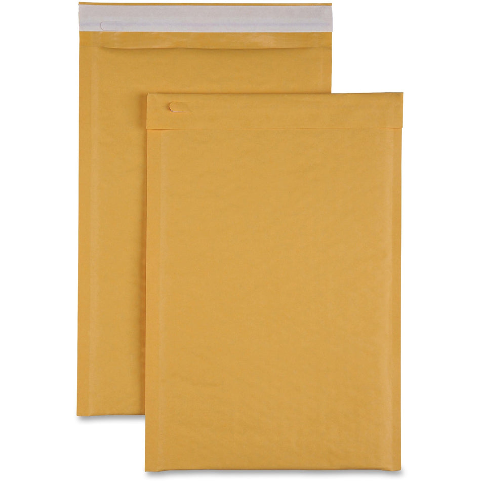 Sparco Size 3 Bubble Cushioned Mailers - Bubble - #3 - 8 1/2" Width x 14 1/2" Length - Self-sealing - Kraft - Kraft - 100 / Carton