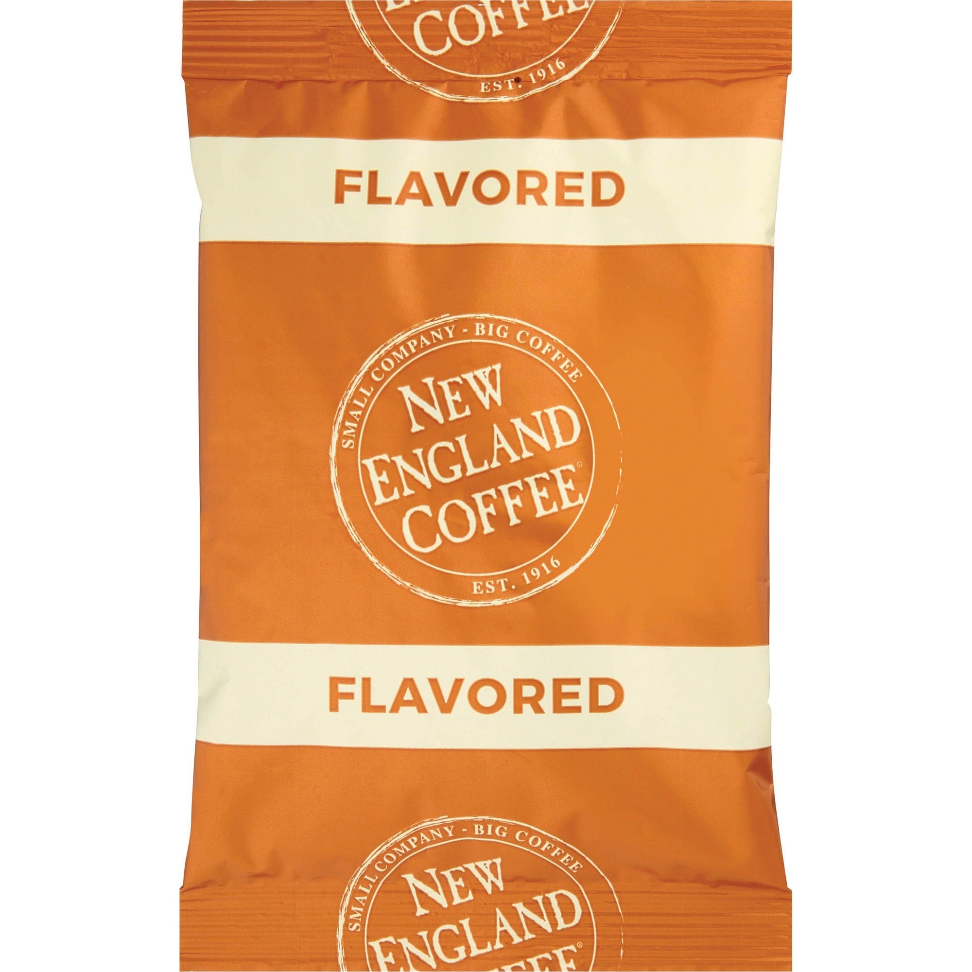 New England Coffee® Portion Pack Hazelnut Creme Coffee - Regular - Light - 2.5 oz Per Pack - 24 - Portion Pack - Hazelnut Creme - 24 / Carton