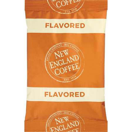New England Coffee® Portion Pack Hazelnut Creme Coffee - Regular - Light - 2.5 oz Per Pack - 24 - Portion Pack - Hazelnut Creme - 24 / Carton