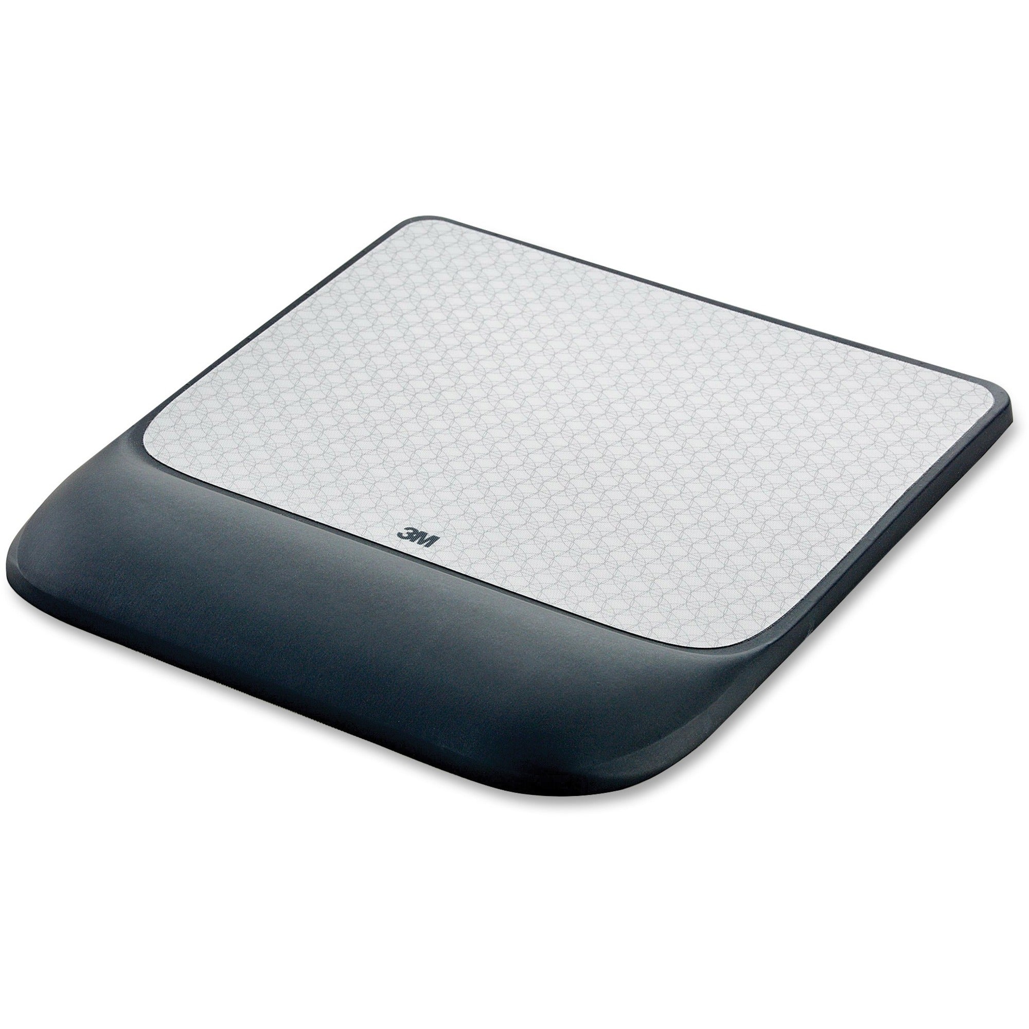 3M Precise Mouse Pad with Gel Wrist Rest - 0.70" Height x 8.50" Width x 9" Depth - Black - Gel - 1 Each