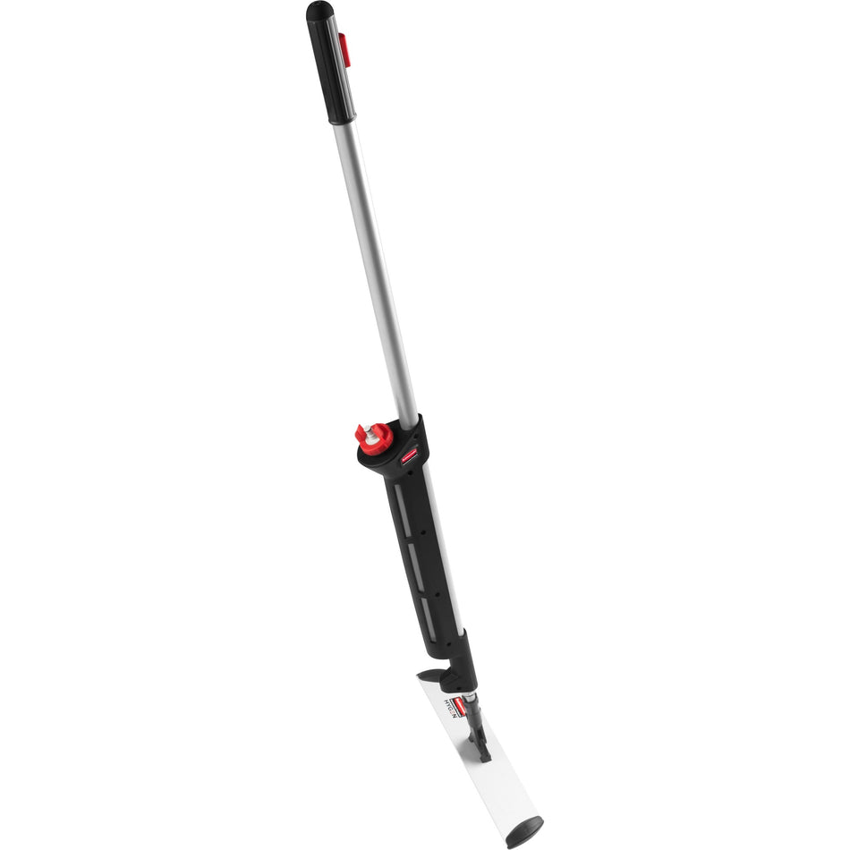 Rubbermaid Commercial Floor Cleaner - MicroFiber Head - Lightweight, Refillable, Telescopic Handle - Silver - 1 Each