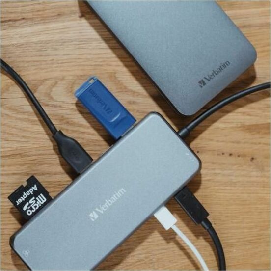 Verbatim Premium 128 GB Class 10/UHS-I microSDXC - 1 Each - TAA Compliant - 45 MB/s Read - Lifetime Warranty