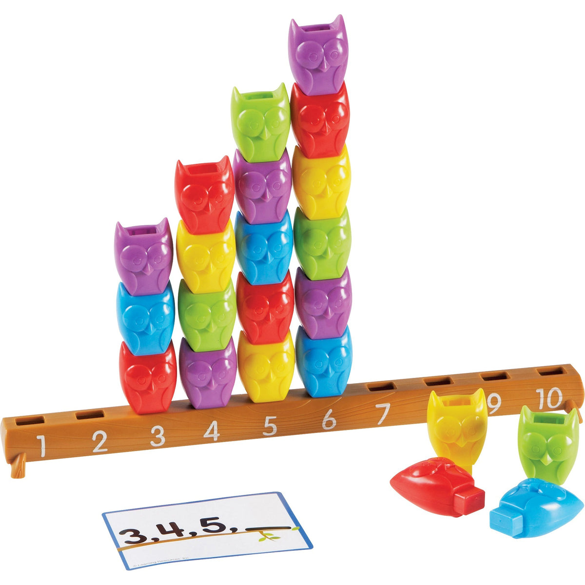 Learning Resources 1-10 Counting Owl Activity Set - Theme/Subject: Learning - Skill Learning: Counting, Addition, Subtraction, Patterning, Number, Sorting, Color Identification - 3+ - 1 Set