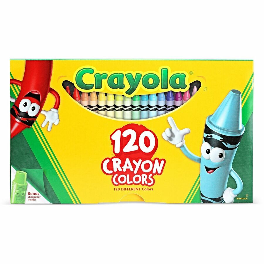Crayola 120 Crayons - Assorted - 120 / Box