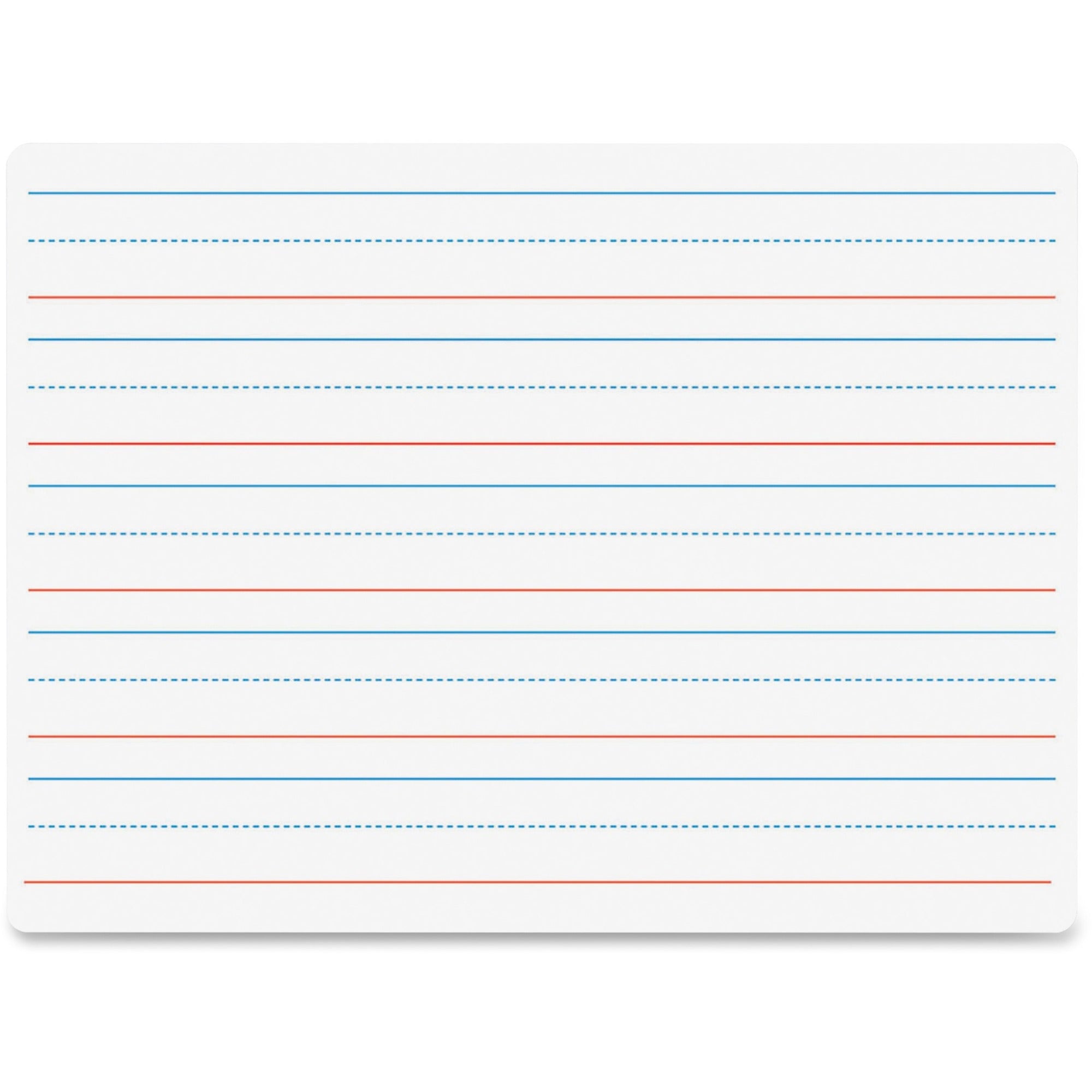 Flipside Double-sided Dry Erase Board - 9" (0.8 ft) Width x 12" (1 ft) Height - White Surface - Rectangle - 1 Each