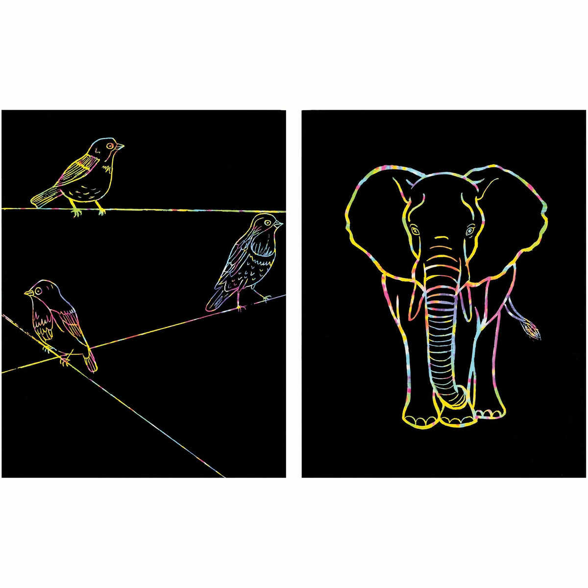 Now You See It! Etch Rainbow Board - Classroom Activities - Recommended For 5 Year - 11" Height x 8.50" Width x 14" Length - Assorted - 30 / Pack