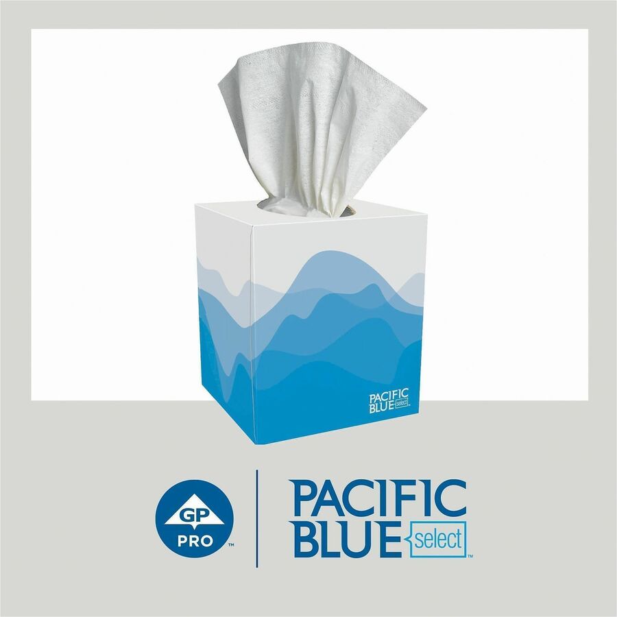 Pacific Blue Select Facial Tissue by GP Pro - Cube Box - Alternate-Image1