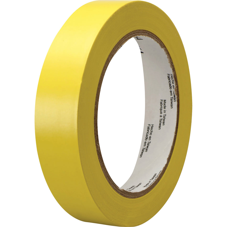 3M General-Purpose Vinyl Tape 764 - 36 yd Length x 1" Width x 5 mil Thickness - Yellow - Rubber - 4 mil - Polyvinyl Chloride (PVC) Backing - 1 Roll