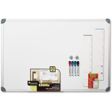 Quartet Magnetic Dry-Erase Board - 36" (3 ft) Width x 24" (2 ft) Height - Aluminum Aluminum Frame - Magnetic - 1 Each