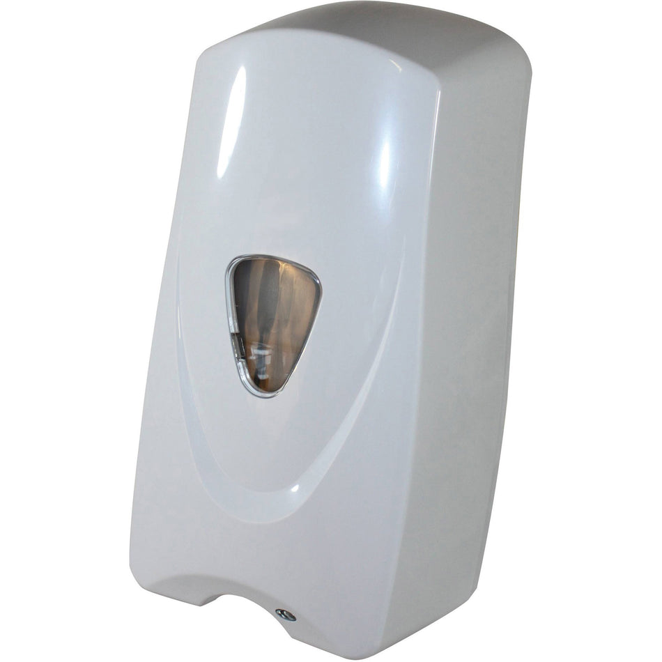 Foameeze Bulk Foam Sensor Soap Dispenser with Refillable Bottle - Automatic - 1.06 quart Capacity - Support 4 x C Battery - White - 1 Each
