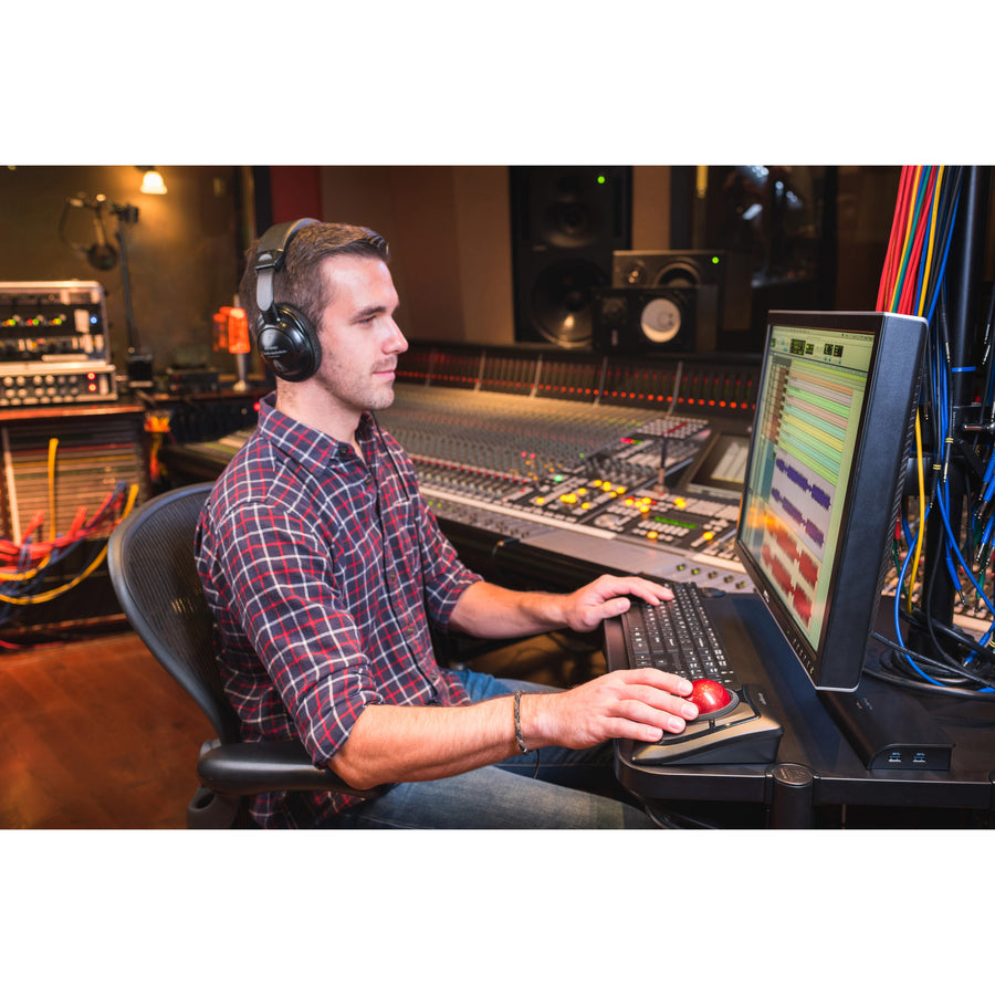 Kensington Expert Mouse Wireless Trackball: DiamondEye, Bluetooth/Radio, Black