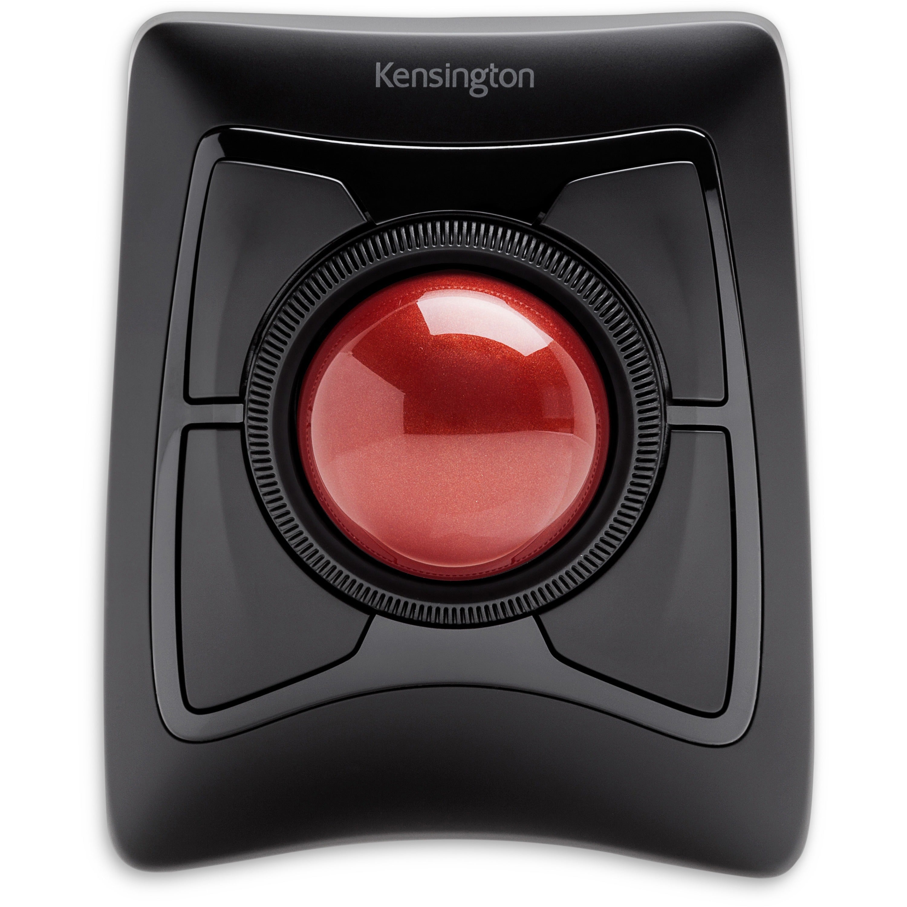 Kensington Expert Mouse®  Wireless Trackball - DiamondEye - Wireless - Bluetooth/Radio Frequency - Black - USB - Scroll Ring - 4 Button(s) - Symmetrical - 1 Each