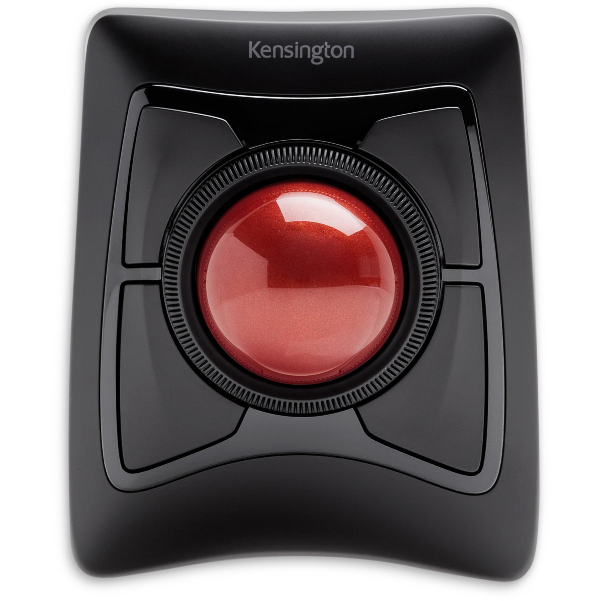 Kensington Expert Mouse®  Wireless Trackball - DiamondEye - Wireless - Bluetooth/Radio Frequency - Black - USB - Scroll Ring - 4 Button(s) - Symmetrical - 1 Each