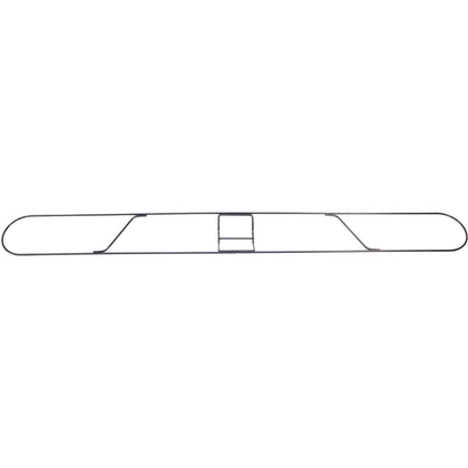 Genuine Joe Clip-on 48" Long Dust Mop Frame - Rust Resistant, Clip, Galvanized - Metallic - 1 Each