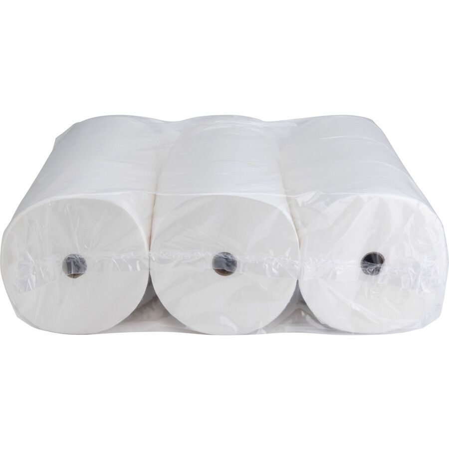 Genuine Joe Solutions Double Capacity Bath Tissue - 2 Ply - 1000 Sheets/Roll - 0.71" Core - White - Virgin Fiber - 36 / Carton