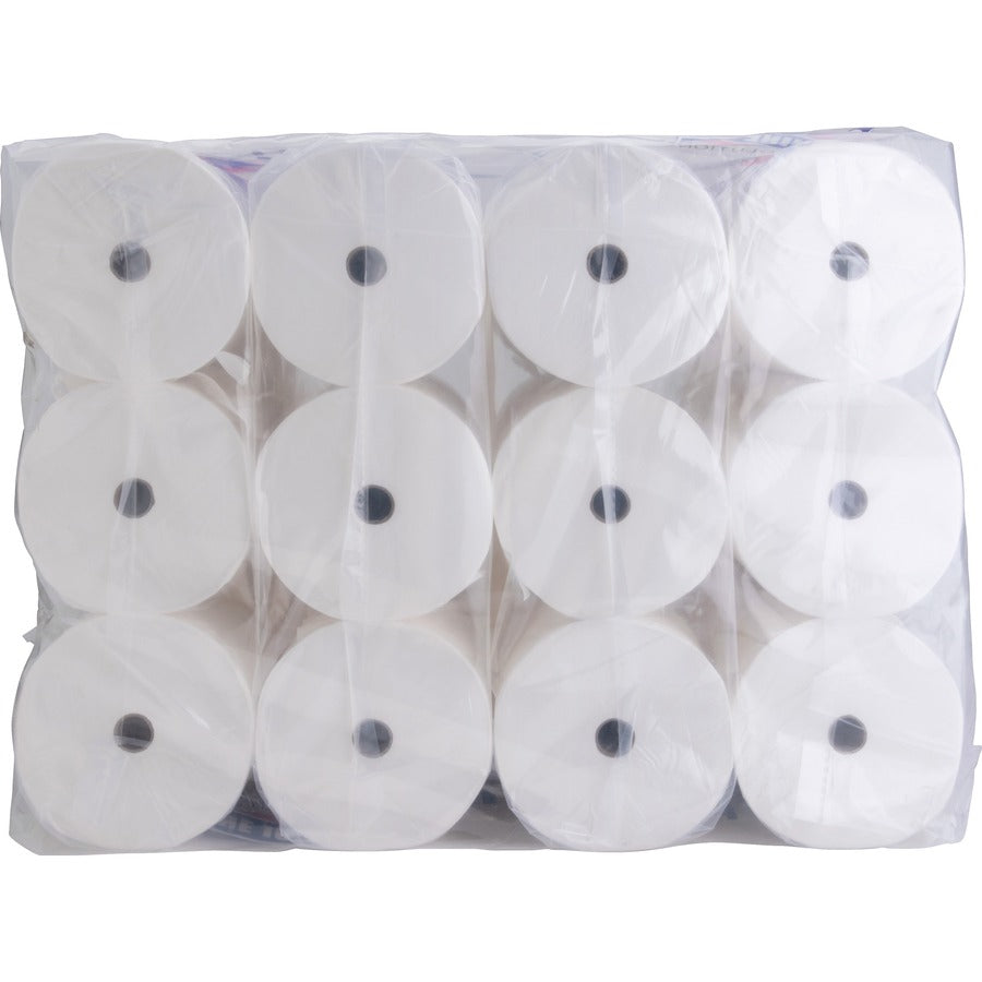 Genuine Joe Solutions Double Capacity Bath Tissue - Top