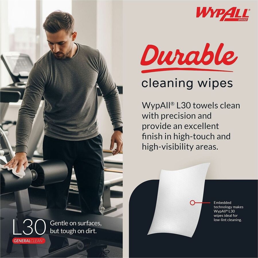 Wypall General Clean L30 Heavy Cleaning Towels - Alternate-Image5