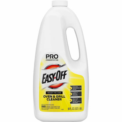 Easy-Off Oven/Grill Cleaner - 64 fl oz (2 quart) - Non-flammable - Clear Bottle - 1 Each