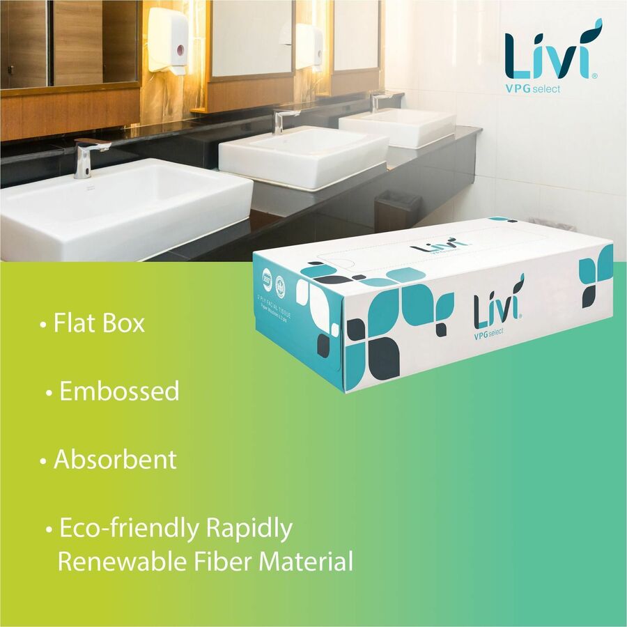 Livi Solaris Paper 2-ply Facial Tissue - Alternate-Image2
