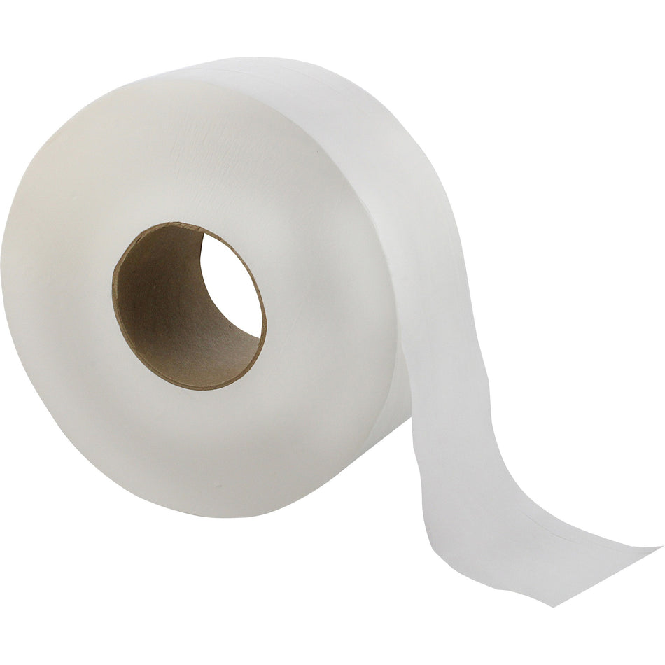 Livi Solaris Paper Jumbo Bath Tissue - 2 Ply - 3.30" Width x 1000 ft Length - White - Virgin Fiber - 12 / Carton