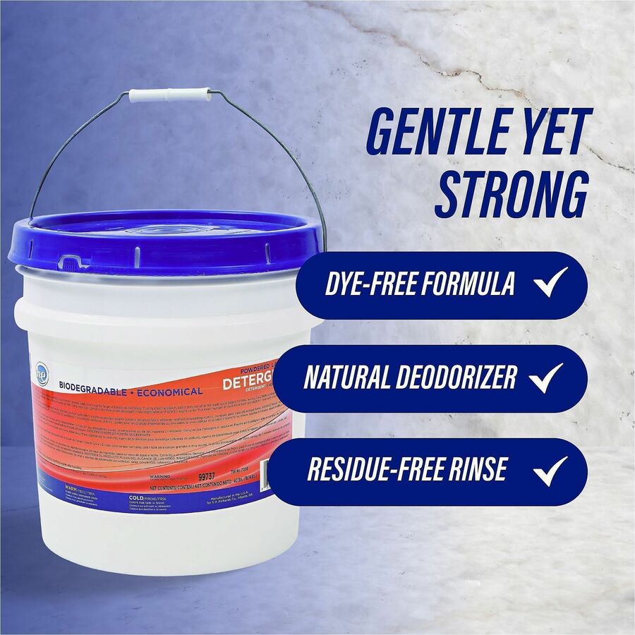 Genuine Joe Economical Powdered Laundry Detergent in Pail - Alternate-Image5