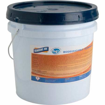 Genuine Joe Economical Powdered Laundry Detergent in Pail - Left