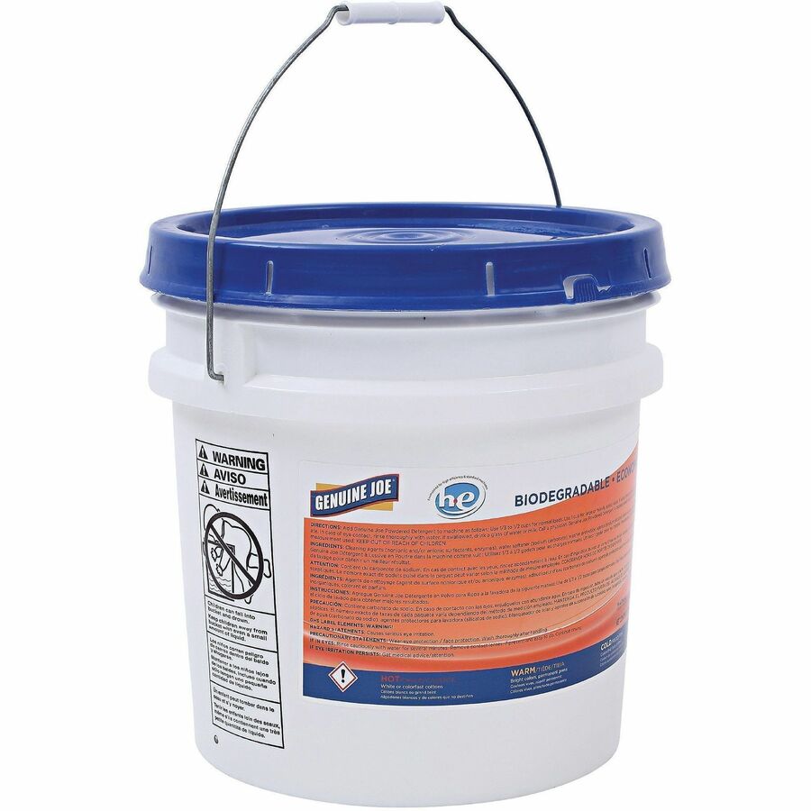 Genuine Joe Economical Powdered Laundry Detergent in Pail - Right