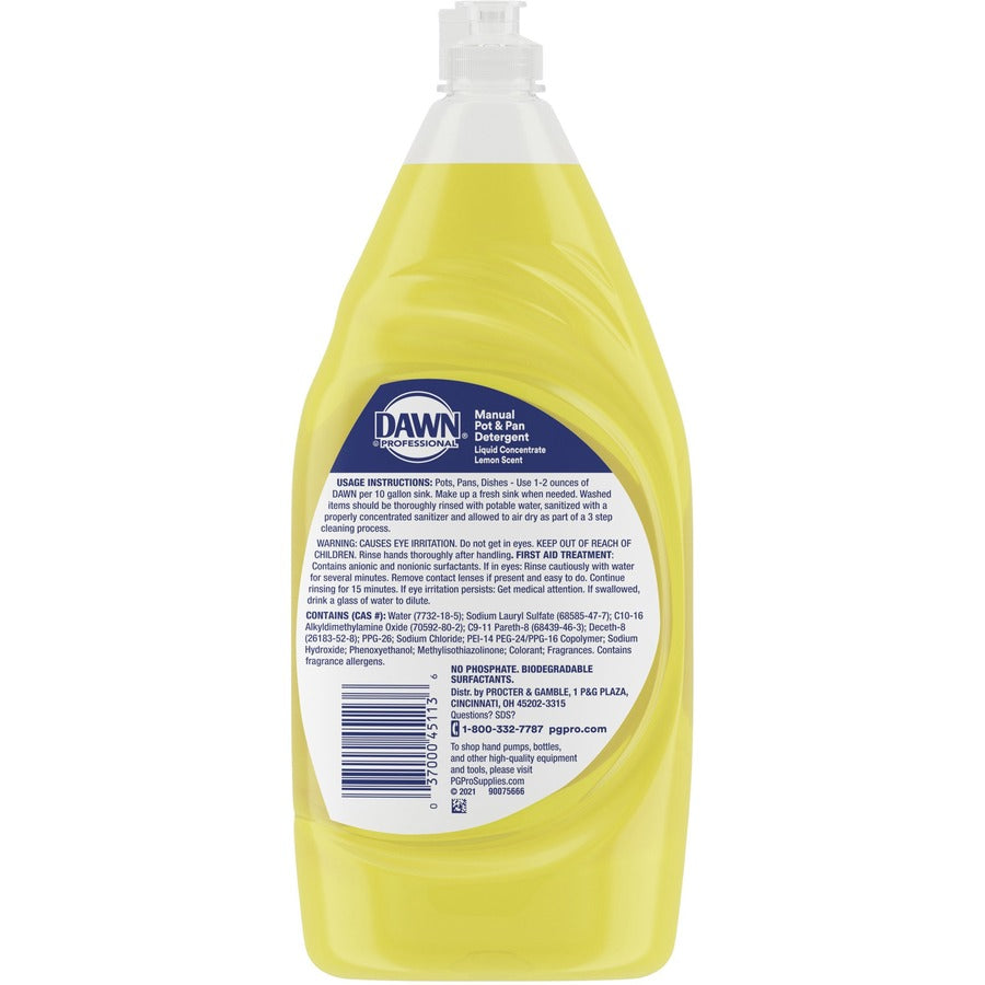 Dawn Manual Pot/Pan Detergent - Rear