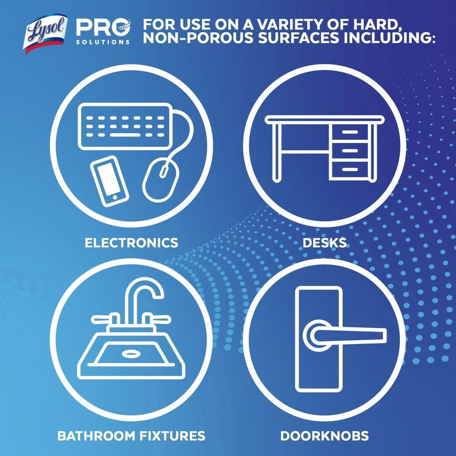 Lysol 4-pack Disinfecting Wipes - Lemon Lime Scent - Pre-moistened, Antibacterial, Disinfectant - White - 80/Tub - 4 / Pack