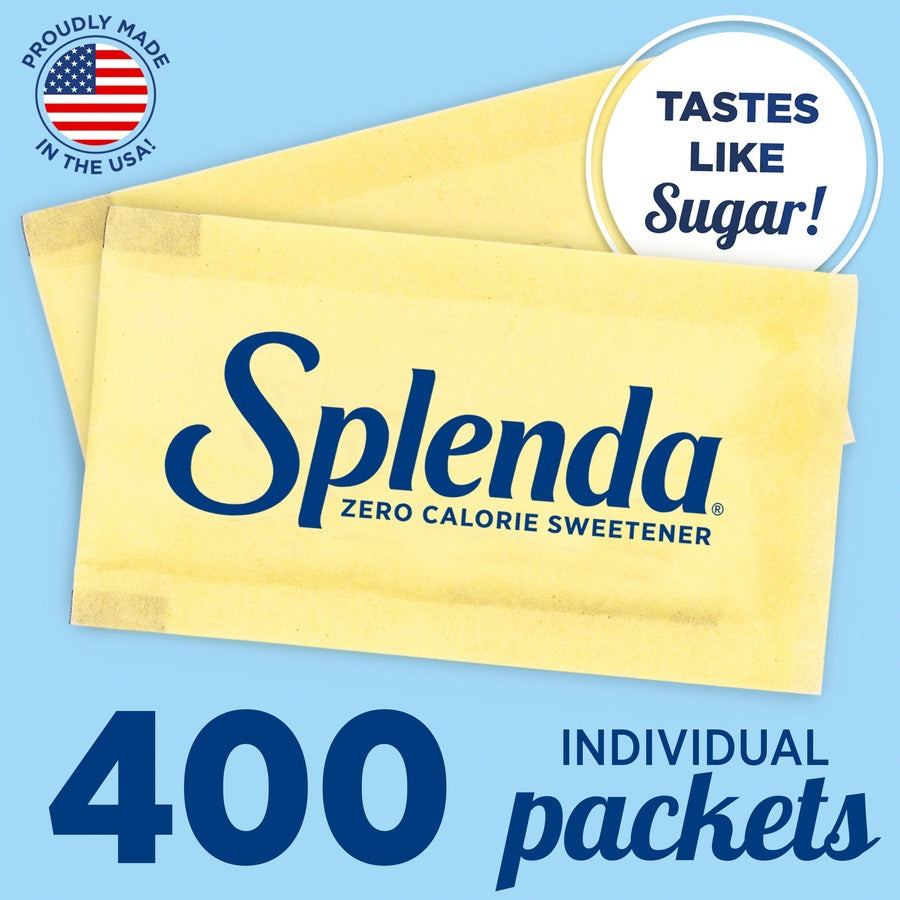 Splenda Single-serve Sweetener Packets - 0.035 oz (1 g) - Artificial Sweetener - 400 / Box