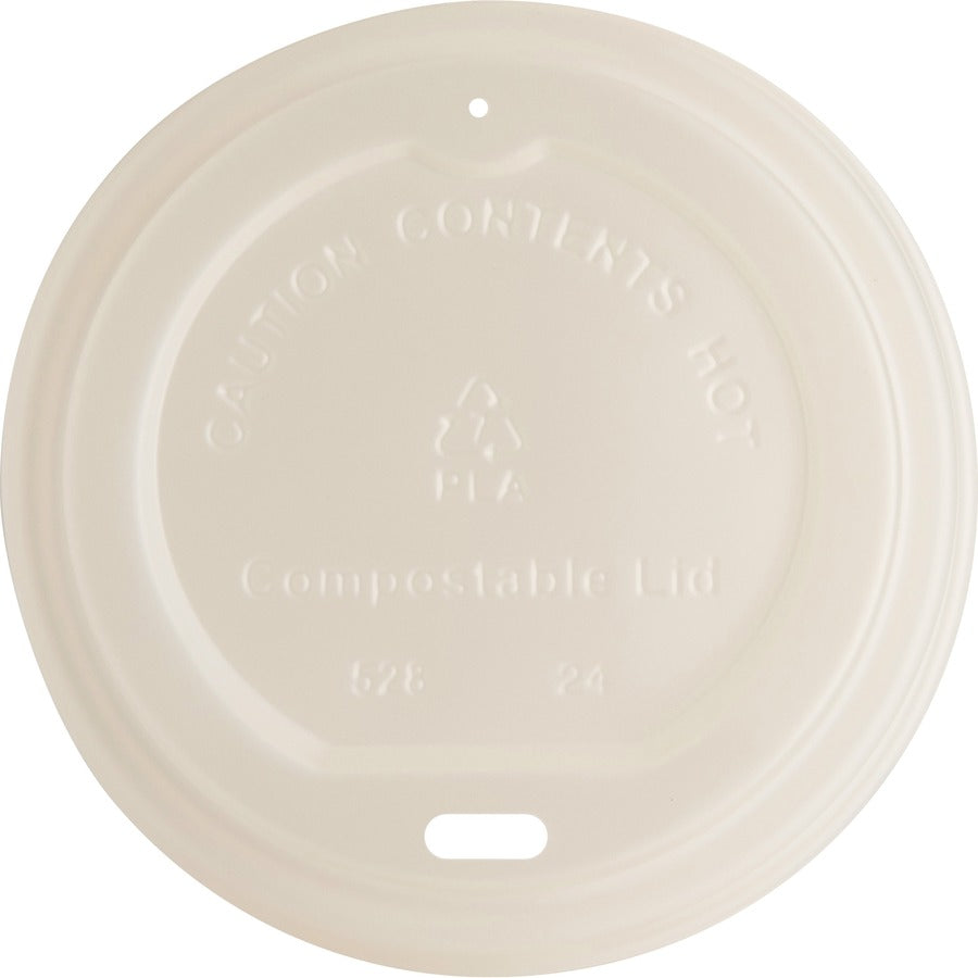 Genuine Joe Vented Hot Cup Lid - Front