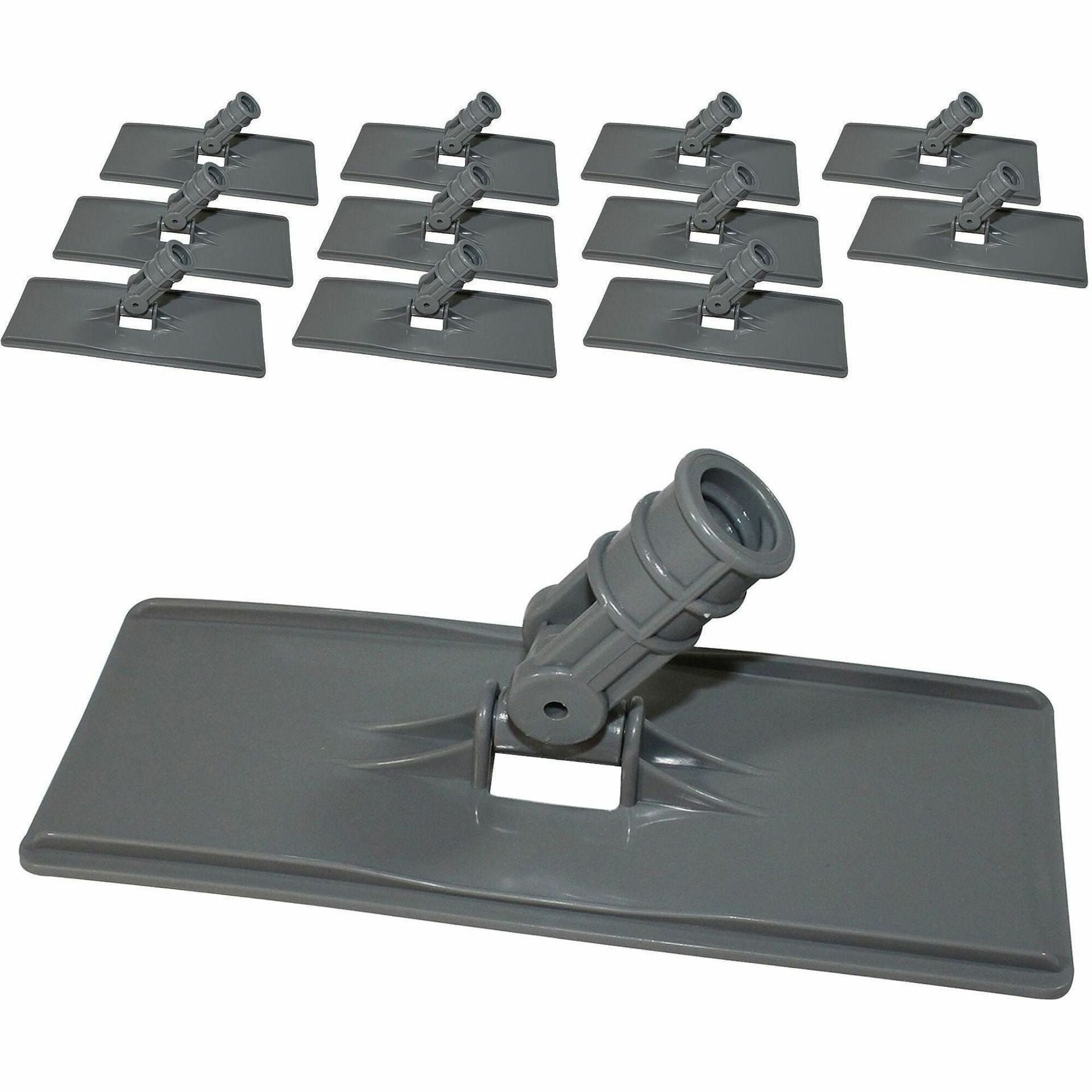 Genuine Joe Cleaning Pad Holder - Gray - 12 / Carton