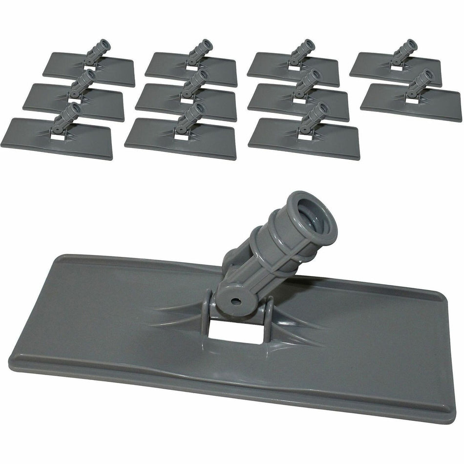 Genuine Joe Cleaning Pad Holder - Gray - 12 / Carton