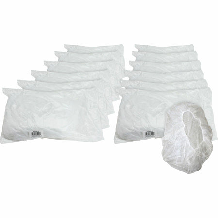 Genuine Joe Nonwoven Bouffant Cap - Recommended for: Hospital, Laboratory - Large - 21" Stretched Diameter - Contaminant Protection - Polypropylene - White - Lightweight, Comfortable, Elastic Headband - 100/Pack - 10 / Carton
