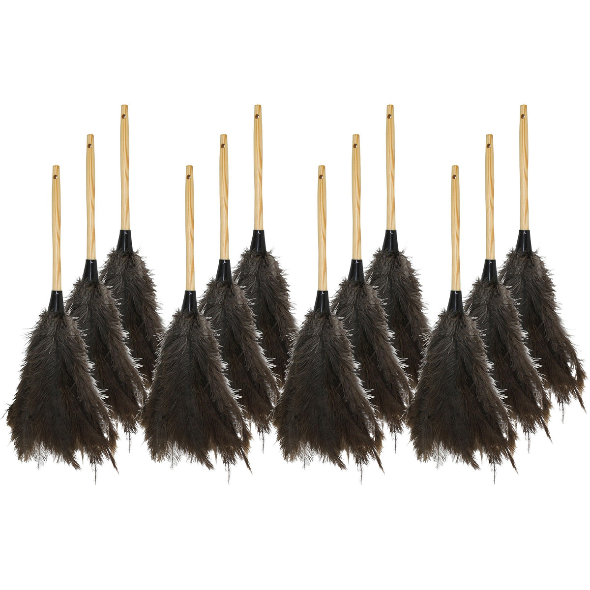 Genuine Joe Feather Duster - Brown - 12 / Carton