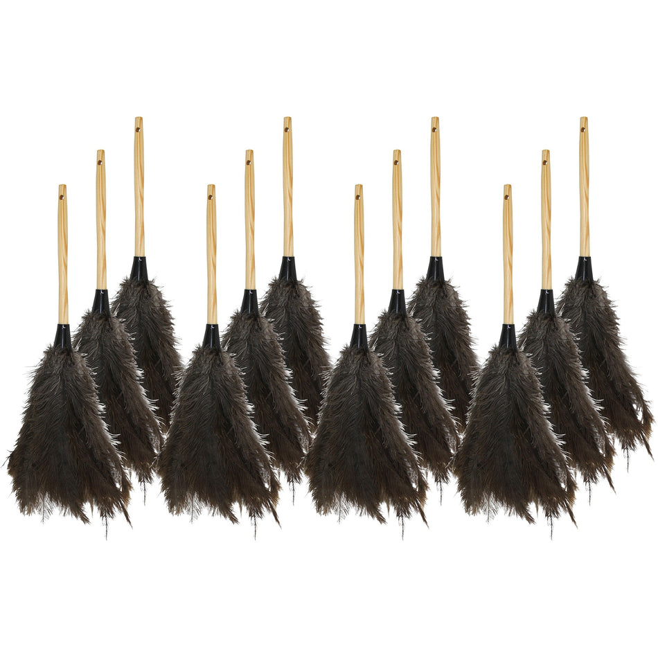 Genuine Joe Feather Duster - Brown - 12 / Carton