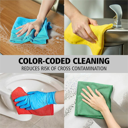 Rubbermaid Commercial Microfiber Cleaning Cloths - Alternate-Image2