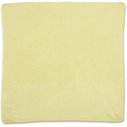 Rubbermaid Commercial 16x16 Light Commercial MF Cloth Yellow - For Commercial - 16" Length x 16" Width - Recommended For: Germs Remover, Microbe Remover - Bleach-safe, Chemical Resistant, Reusable - Yellow - 24 / Pack