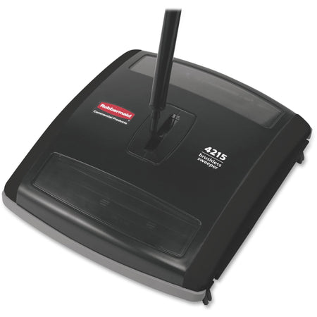 Rubbermaid Commercial Brushless Mechanical Sweeper - 7.50" Brush Face - Black - 1 Each