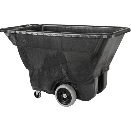 Rubbermaid Commercial Utility Duty Tilt Truck - 450 lb Capacity - Structofoam - 26" Width x 53" Depth x 33" Height - Black - 1 Each
