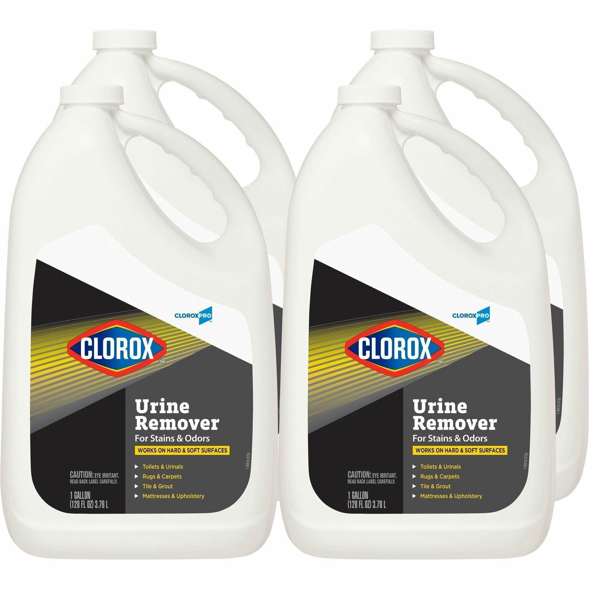 CloroxPro&trade; Urine Remover for Stains and Odors Refill - 128 fl oz (4 quart) - Clear - 4 / Carton