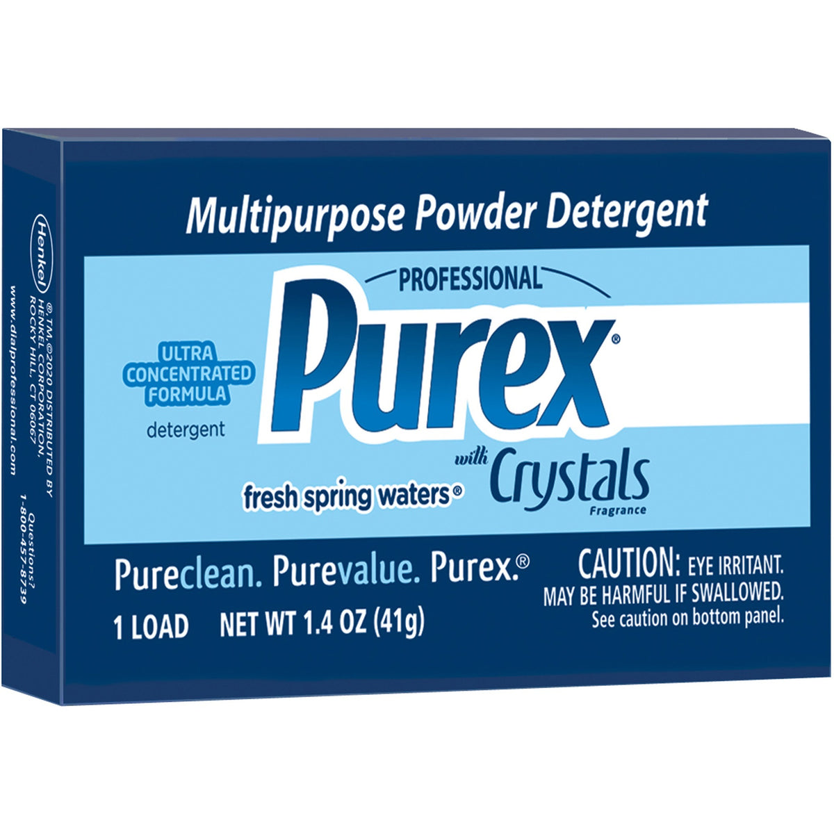 Purex DialMultipurpose Powder Detergent - Concentrate - 1.40 oz (0.09 lb) - Fresh Scent - Blue - 156 / Carton