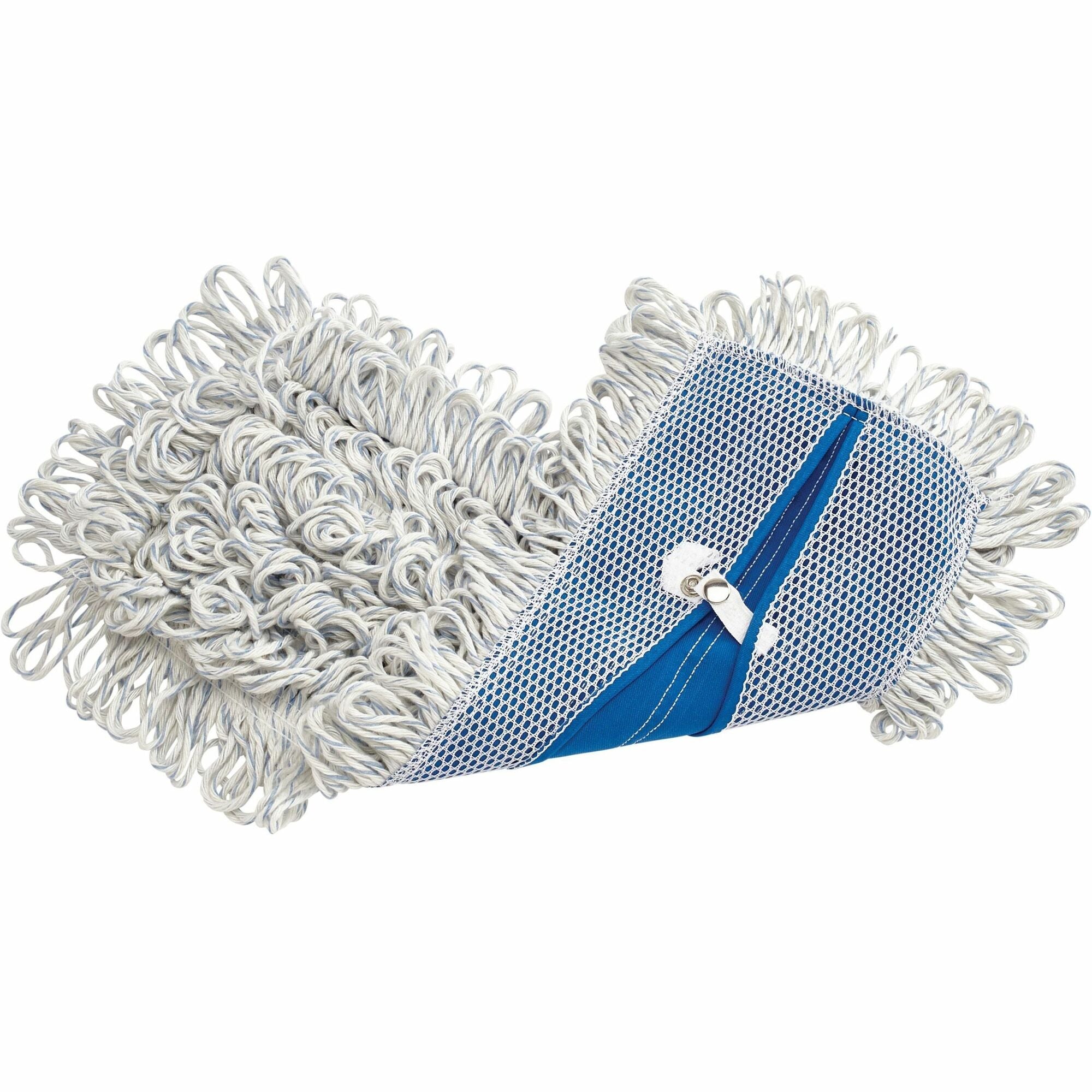 Rubbermaid Commercial Looped Fringe Finish Mop - 5" Width x 18" Length - Rayon, Synthetic - 6 / Carton