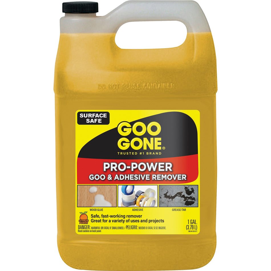 Goo Gone 1-Gallon Pro-Power Goo Remover - 128 fl oz (4 quart) - Citrus Scent - Fast Acting - Orange - 1 Each