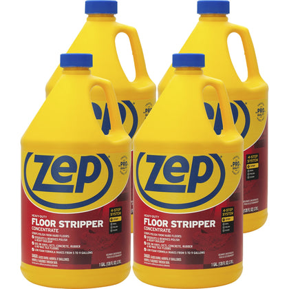 Zep Heavy-Duty Floor Stripper Concentrate - 128 fl oz - Fast Acting - Floor/Carpet Cleaners & Protectors