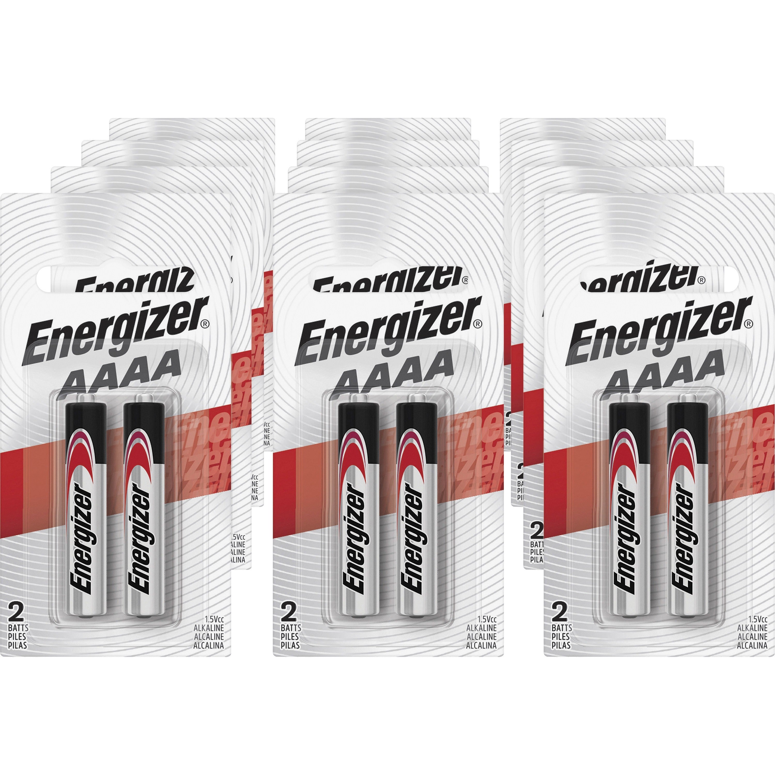 Energizer AAAA Battery 2-Packs - For Multipurpose - AAAA - 2/Pack - 12 / Carton