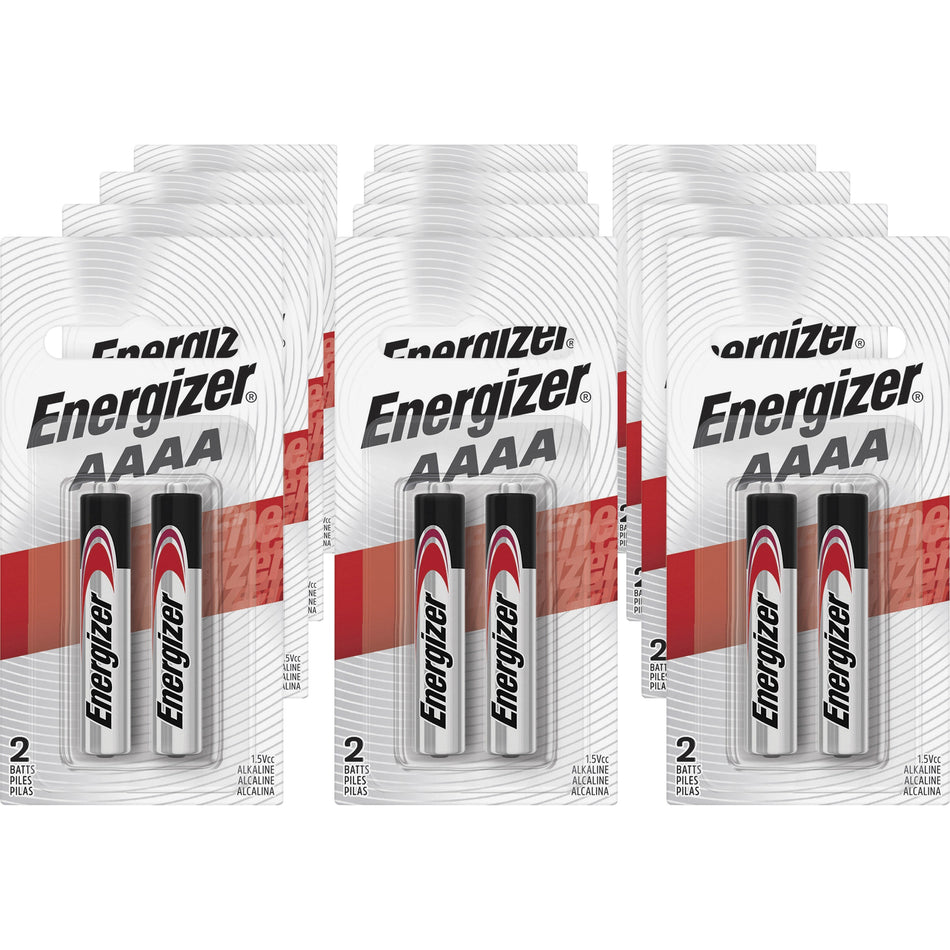 Energizer AAAA Battery 2-Packs - For Multipurpose - AAAA - 2/Pack - 12 / Carton