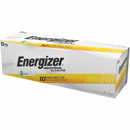 Energizer Industrial Alkaline D Battery Boxes of 12 - For Multipurpose - D - 2050 mAh - 12/Box - 6 / Carton