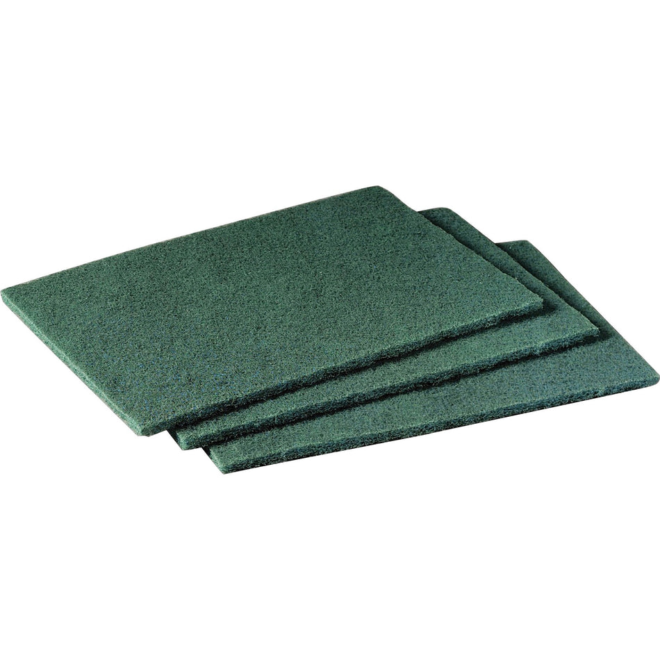 Scotch-Brite Scrubbing Pads - 6" Width x 9" Length - 20/Pack - 3 / Carton - Synthetic - Green
