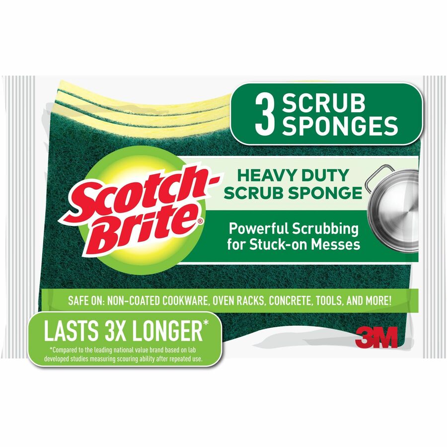 Scotch-Brite Heavy-Duty Scrub Sponges - Front